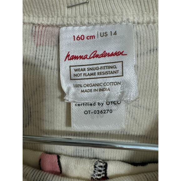 Hanna Andersson Christmas Lights Pajama Set 14 - Picture 4 of 5